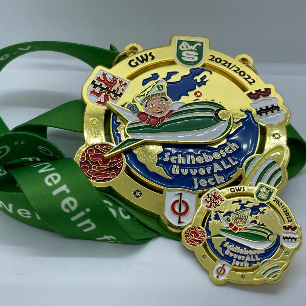 Kombipaket Karnevalsorden Schlebusch mit Pin